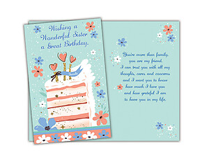 More Than Family ~ Happy Birthday Card