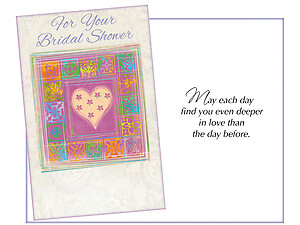 Deeper in Love ~ Bridal Shower Card