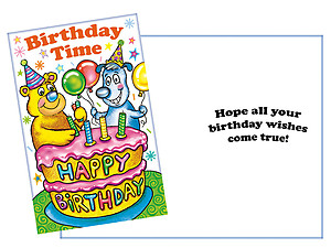 Wishes Come True ~ Happy Birthday Card