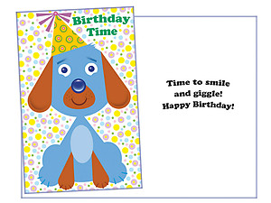Time To Smile ~ Happy Birthday Card