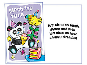 It's Time To Laugh ~ Happy Birthday Card