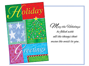 All The Things That Mean The Most  ~ 6 Pack Holiday Greeting Cards