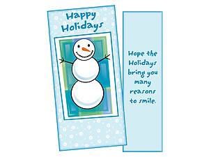 Many Reasons To Smile ~ Christmas Holiday Gift Card or Money Holder