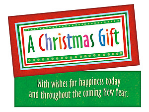 Wishes For Happiness Today ~ Christmas Holiday Gift Card or Money Holder