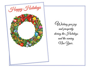 Wishing You Joy ~ 6 Pack Holiday Greeting Cards