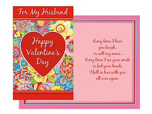 Every Time I Hear You Laugh ~ Valentine's Day Card