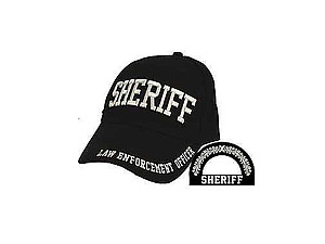 Black Sheriff Hat Cap for Men and Women