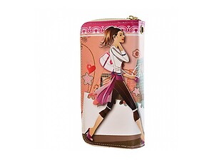 Michael Michelle 'Sassy Girl' Fashion Printed Wallet