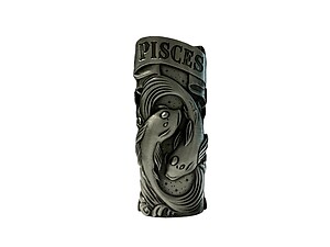 Pisces Zodiac Astrology Lighter Case Fits Bic Lighters