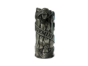 Gemini Zodiac Astrology Lighter Case Fits Bic Lighters