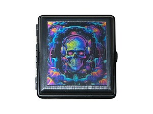 Lenticular Double Sided Wallet or Cigarette Case for Kings