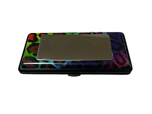 Double Sided Cigarette Case w/ Mirror fits 100s