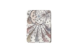 Dreamcatcher Printed Double Compact Mirror w/ Crystal Stones
