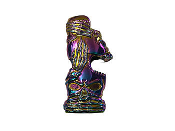 Skeleton Iridescent Mystic Lighter Case & Bottle Opener Fits Bic Lighters