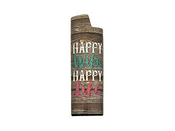 Happy Wife Country Thang Epoxy Metal Lighter Case