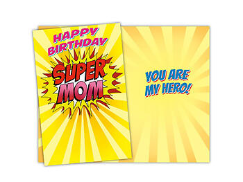 You Are My Hero ~ Happy Birthday Card